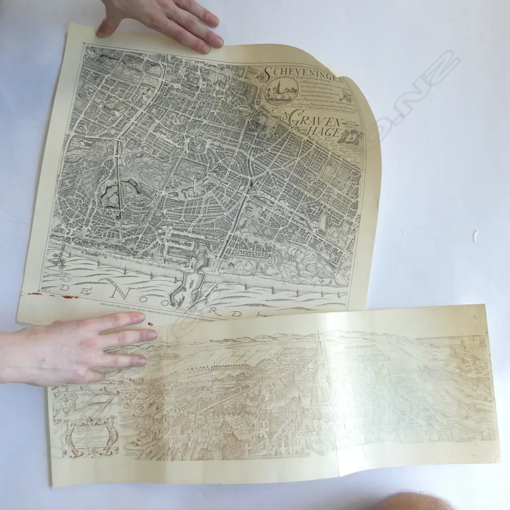 VINTAGE MAPS; BIRDS EYE TOWN VIEWS, ANTQUE SOLAR SYSTEM ETC... Image 1++