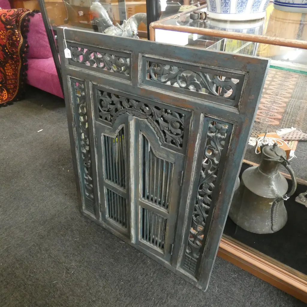 INDONESION PANELLED MIRROR H 980 MM Image 1++