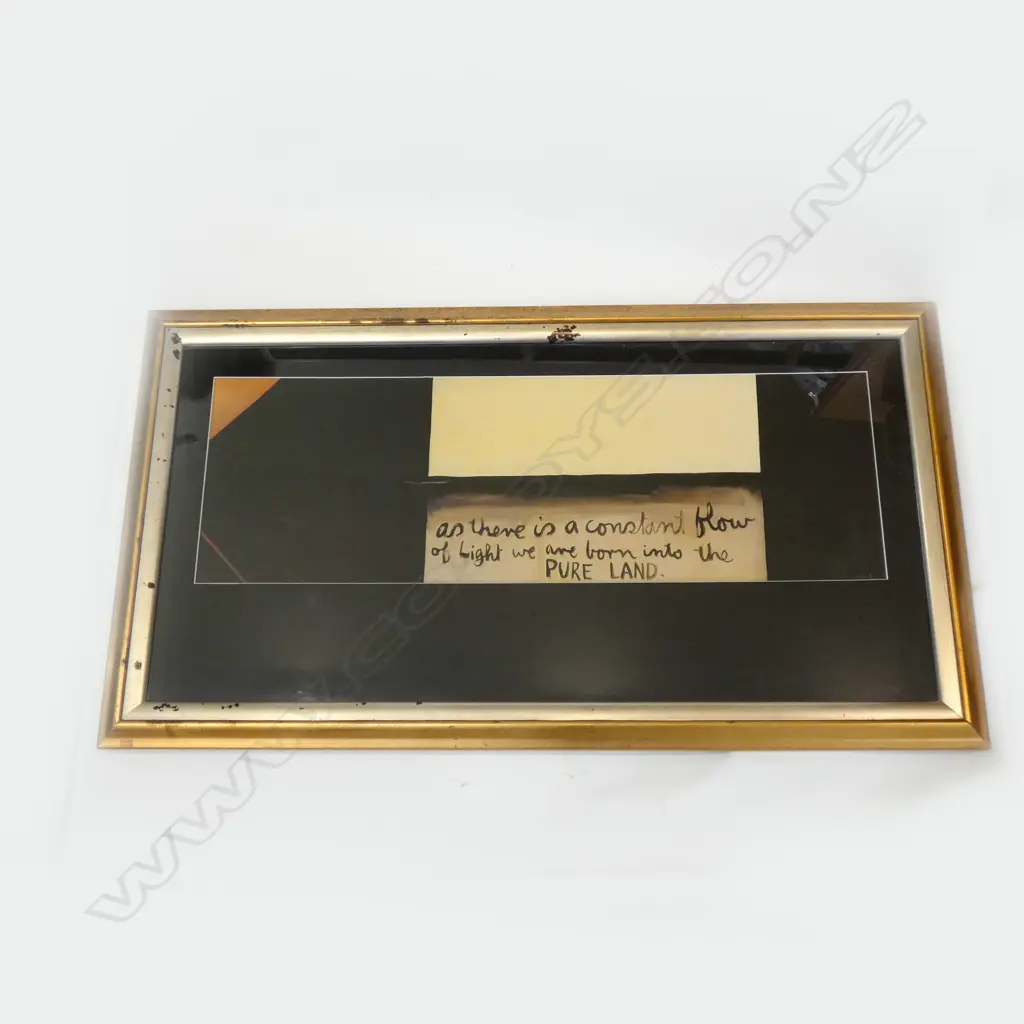 COLIN MCCAHON FRAMED PRINT 'AS THERE IS A CONSTANT FLOW OF LIGHT...' Image 1++