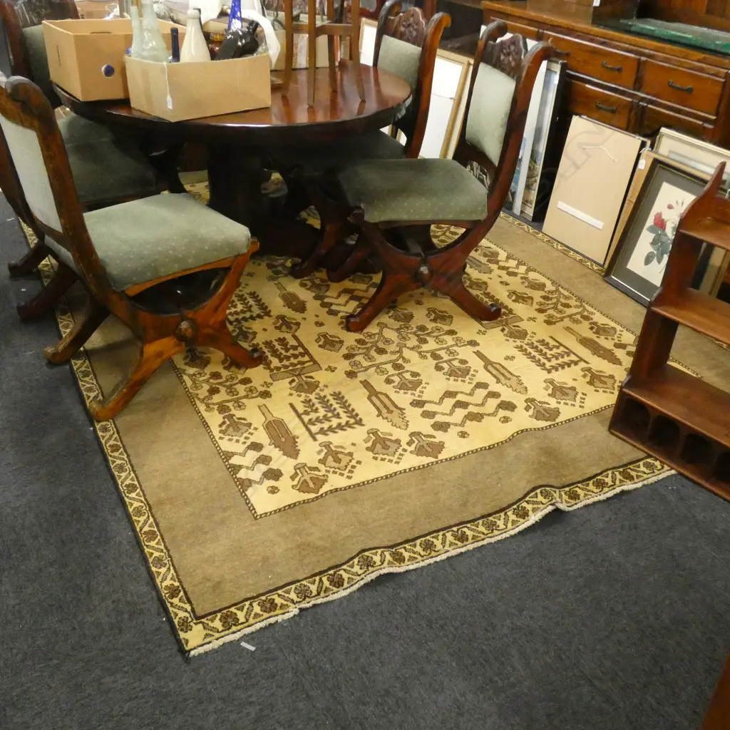 PERSIAN FERDOS RUG 3100 X 2100MM  Image 1++