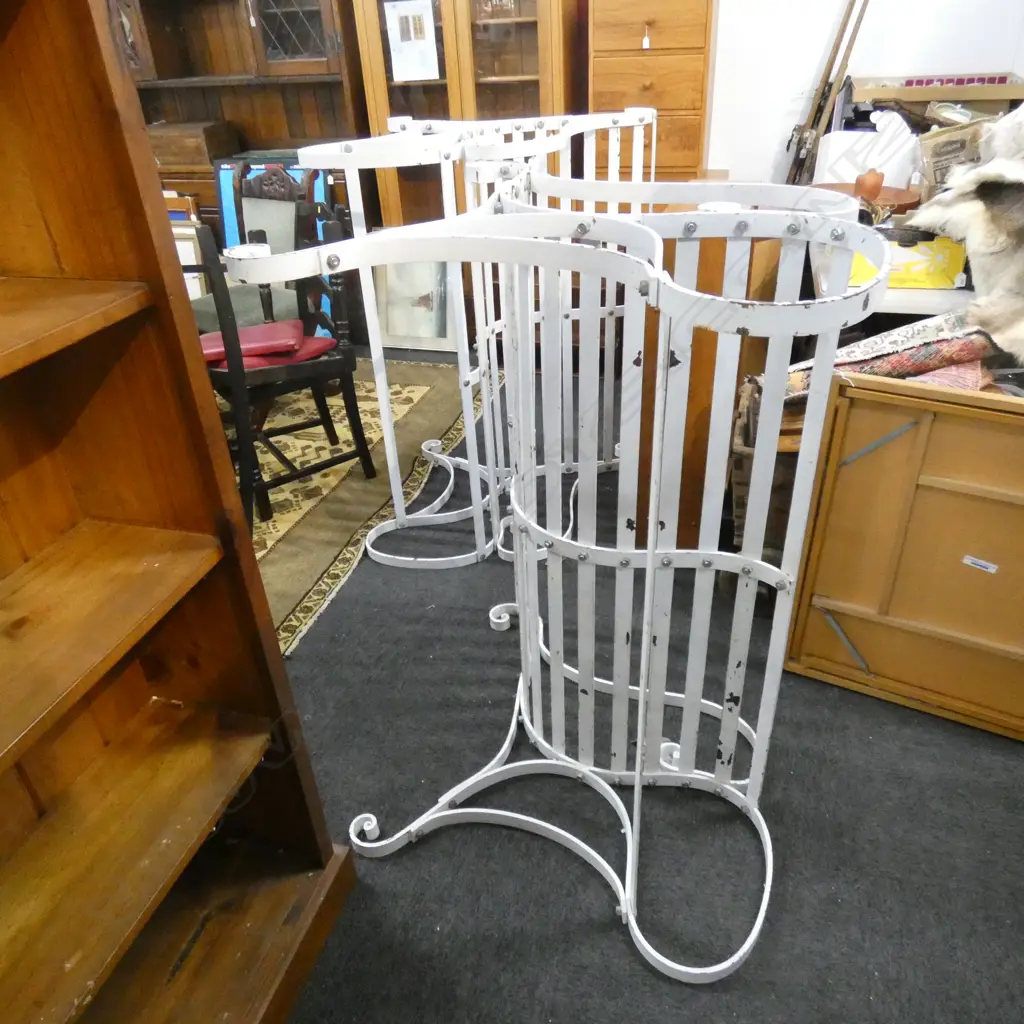 WROUGHT IRON VICTORIAN STYLE 2-SEATER BENCH SEAT Image 1++