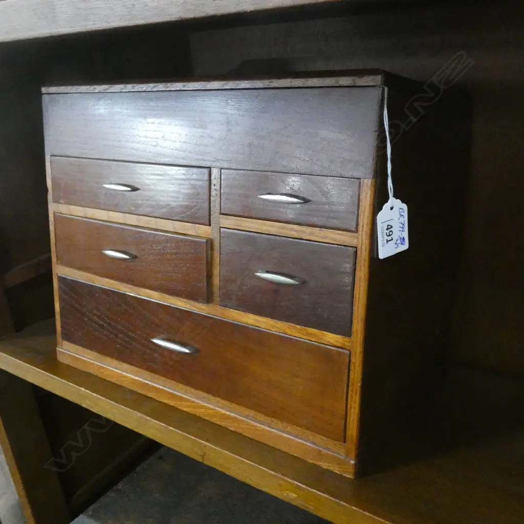 1930's JAPANESE JEWELLERY BOX EXOTIC WOODS Image 1++