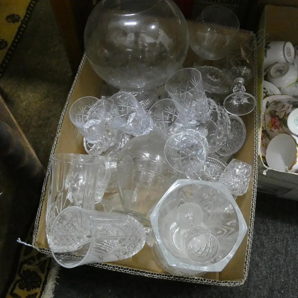 BOX LOT ASST. CRYSTAL Image 1++