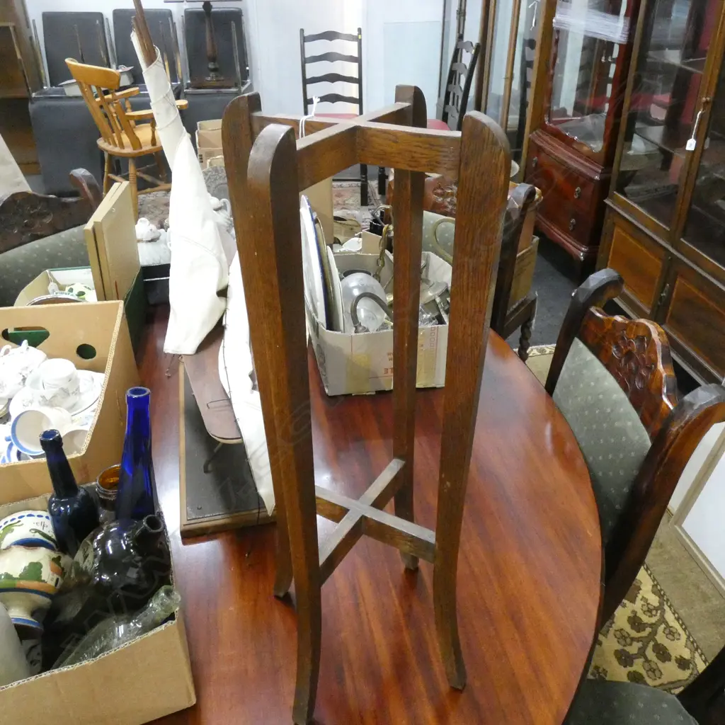 OAK PLANT STAND H. 640MM Image 1++