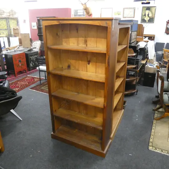 PINE BOOKCASE...