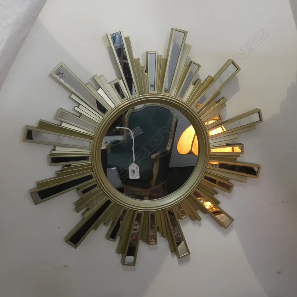 SUN BURST MIRROR 580mm dia Image 1++