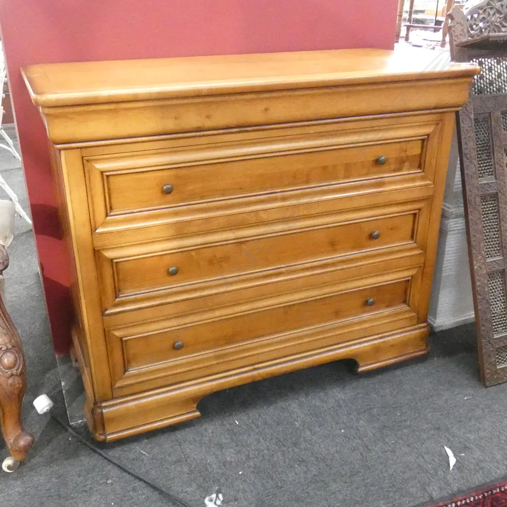 GRANGE? QUALITY CHEST OF 3 DRAWERS SQUARE PEG DETAIL... Image 1++