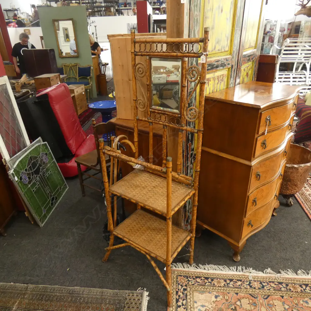 EARLY 20thC BAMBOO STAND... Image 1++