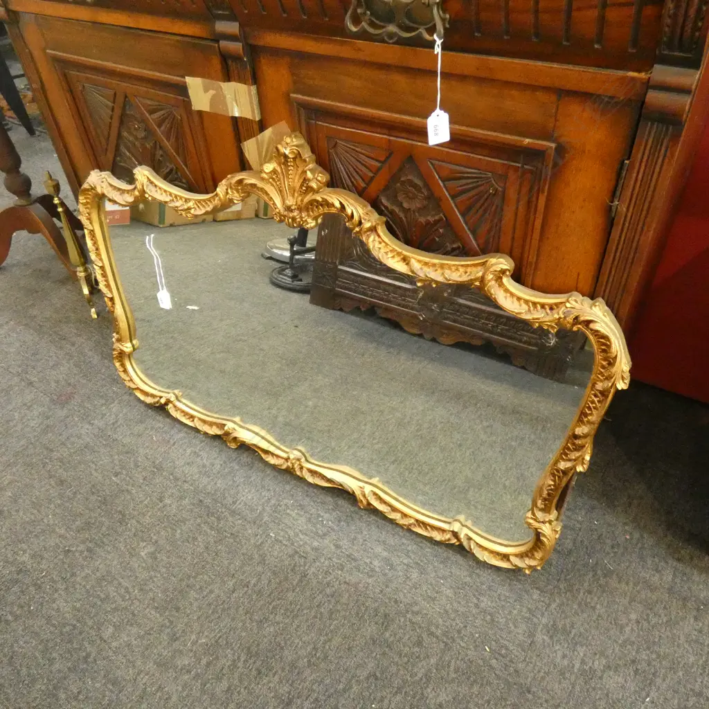 ORNATE GILT FRAMED MIRROR 1000x650mm Image 1++