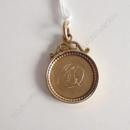 G & T YOUNG 15CT NZ FOB MEDALLION 9.9gm