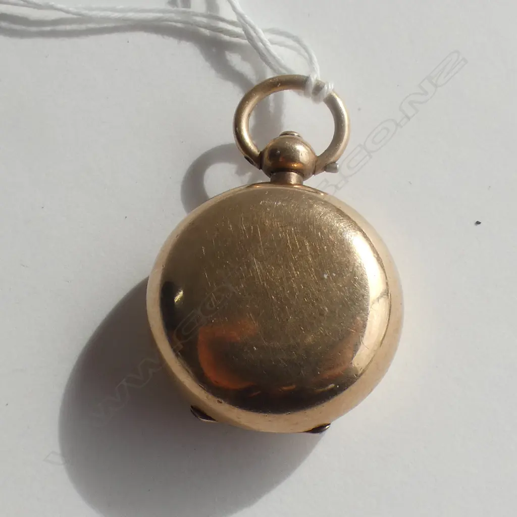 OLD DENNISON WATCH CASE GOLD PLATE SOVEREIGN CASE Image 1++