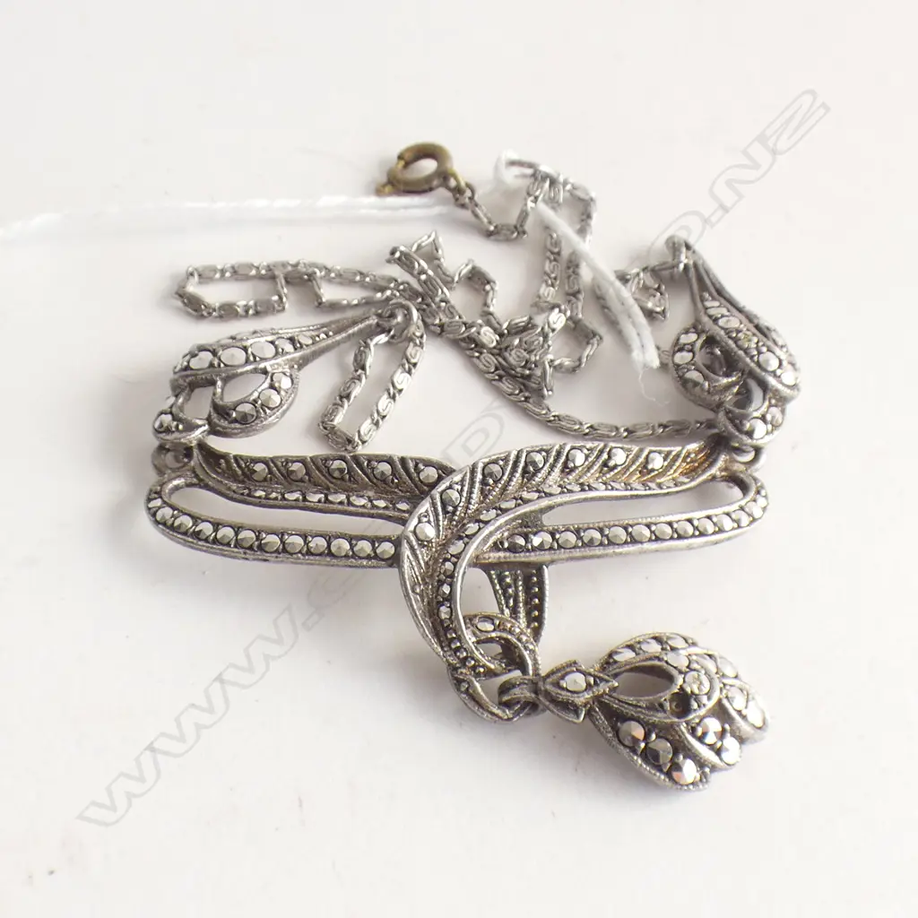 MARCASITE NECKLACE Image 1++