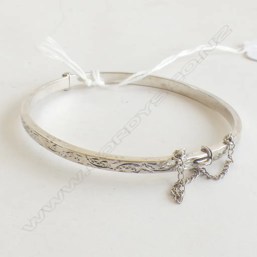SILVER SNAP BRACELET WITH ENGRAVING Image 1++