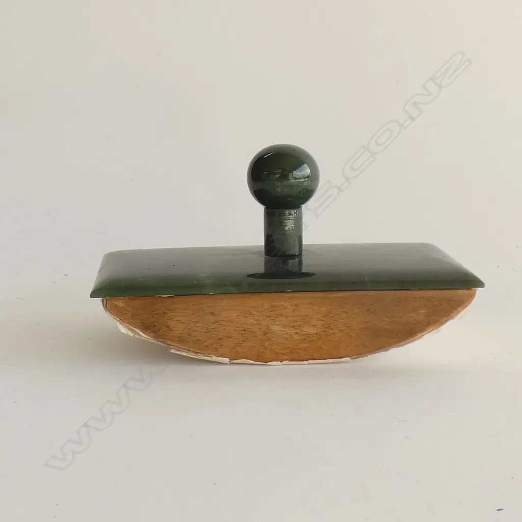NEPHRITE (POUNAMU) DESK INK BLOTTER Image 1++