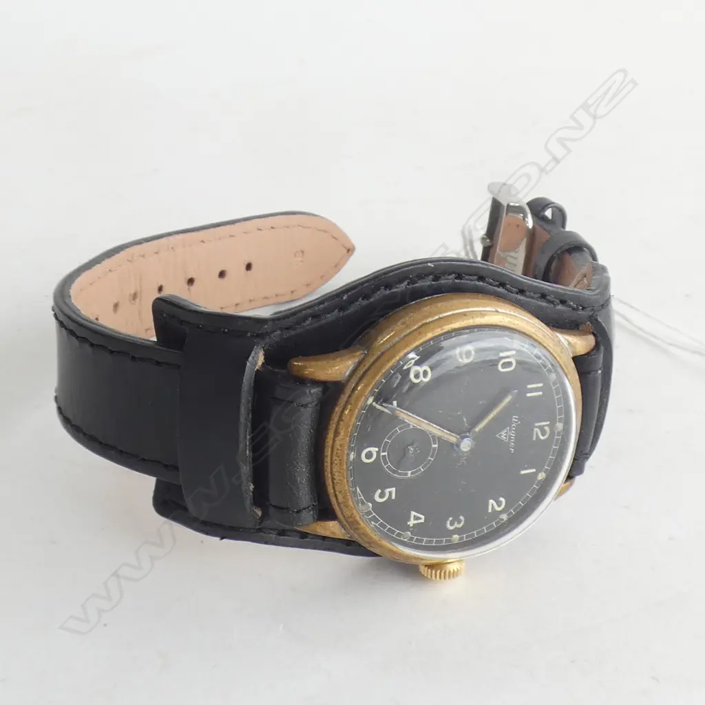 GENTS WATCH; 'WAGNER' VINTAGE MILITARY STYLE WORKING Image 1++