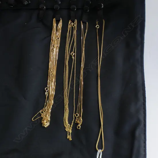 14 ROLLED GOLD CHAINS BY SPIDEL GERMANY