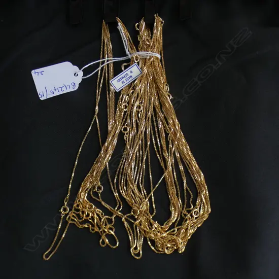 24 ROLLED GOLD CHAINS BY SPIDEL GERMANY