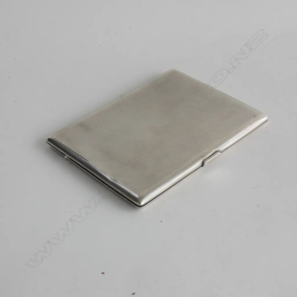 STG SILVER CIGARETTE CASE B'HAM 1933 178 GRAMS Image 1++