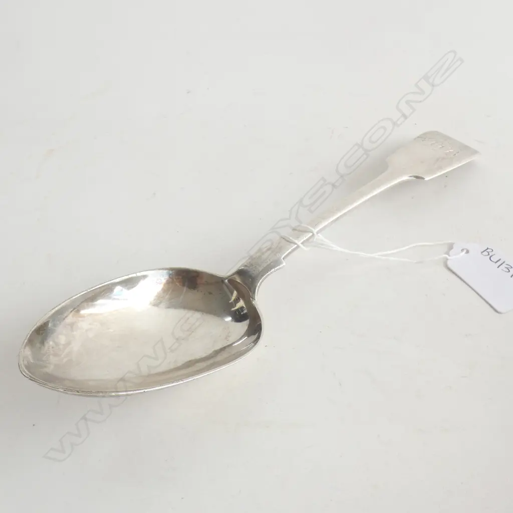 VICT. SILVER TABLESPOON EDINBURGH 1844 L. 203mm Image 1++