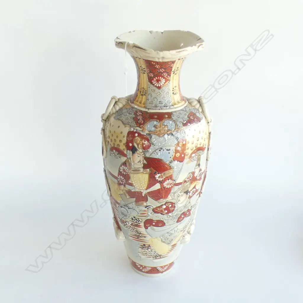LARGE SATSUMA VASE H.460mm Image 1++