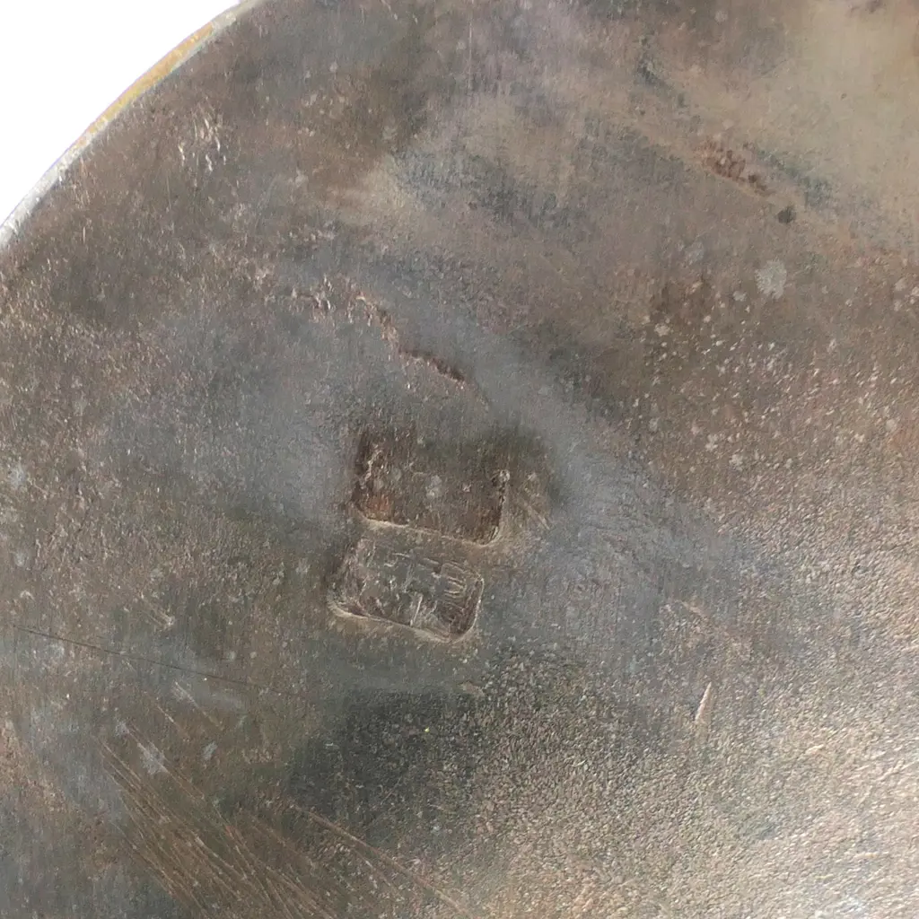 A Chinese silver/ silver plate ? two handled vase, Image 1++