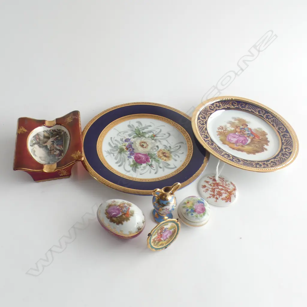 LOT OF 8 PIECES OF LIMOGE ASHTRAY (AF) 100 x 90mm Image 1++