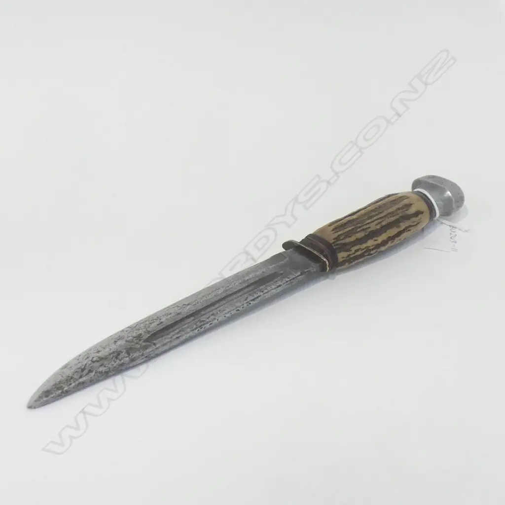 GERMAN SOLINGEN STAG HANDLE KNIFE L 325MM Image 1++