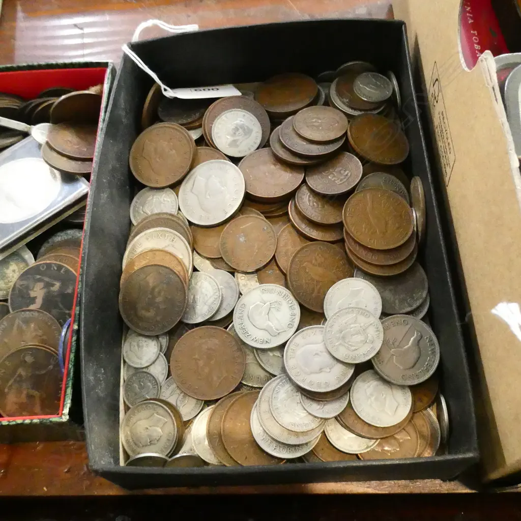 ASST. COINS; MOSTLY COPPER PENNIES 2.2 KG Image 1++