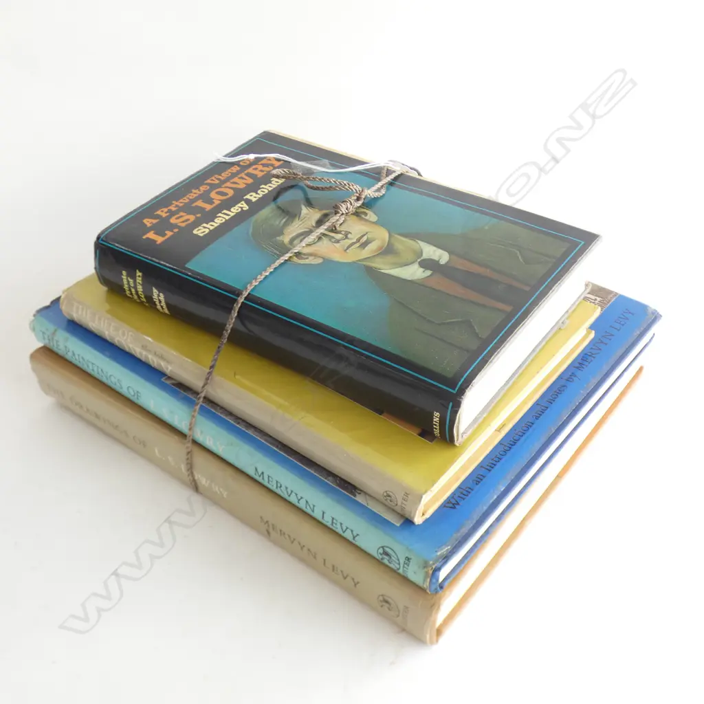 4 L.S.LOWRY ART BOOKS: 'The Drawings of L.S. Lowry Public and Private' 1976 etc Image 1++