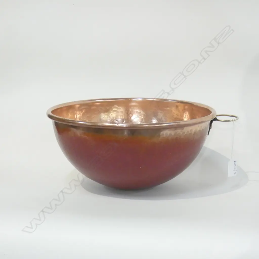 HAND BEATEN COPPER BOWL 320mm dia Image 1++