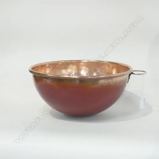 HAND BEATEN COPPER BOWL 320mm dia