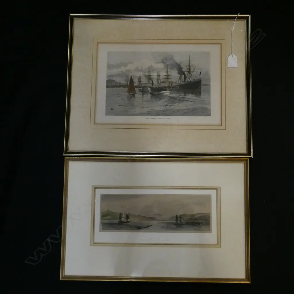 TWO HISTORIC NZ ENGRAVINGS Image 1++