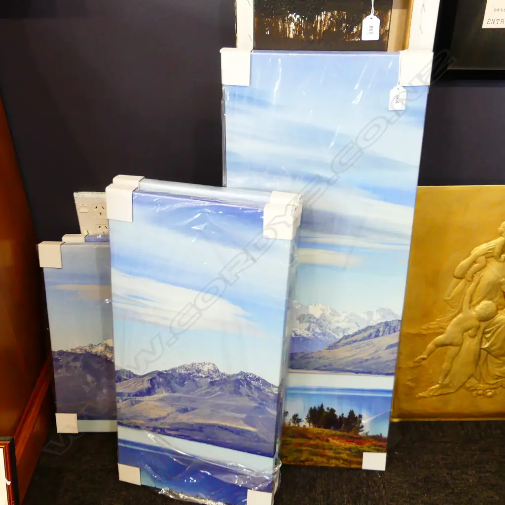 5 CANVASES WITH NZ SCENE Image 1++