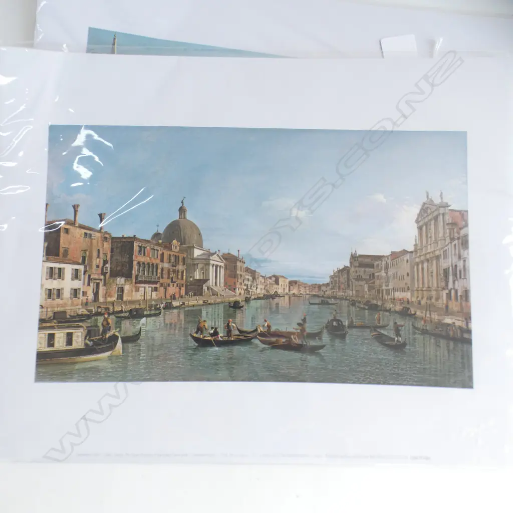 x2 CANALETTO PRINTS FROM BRITISH MUSEUM Image 1++