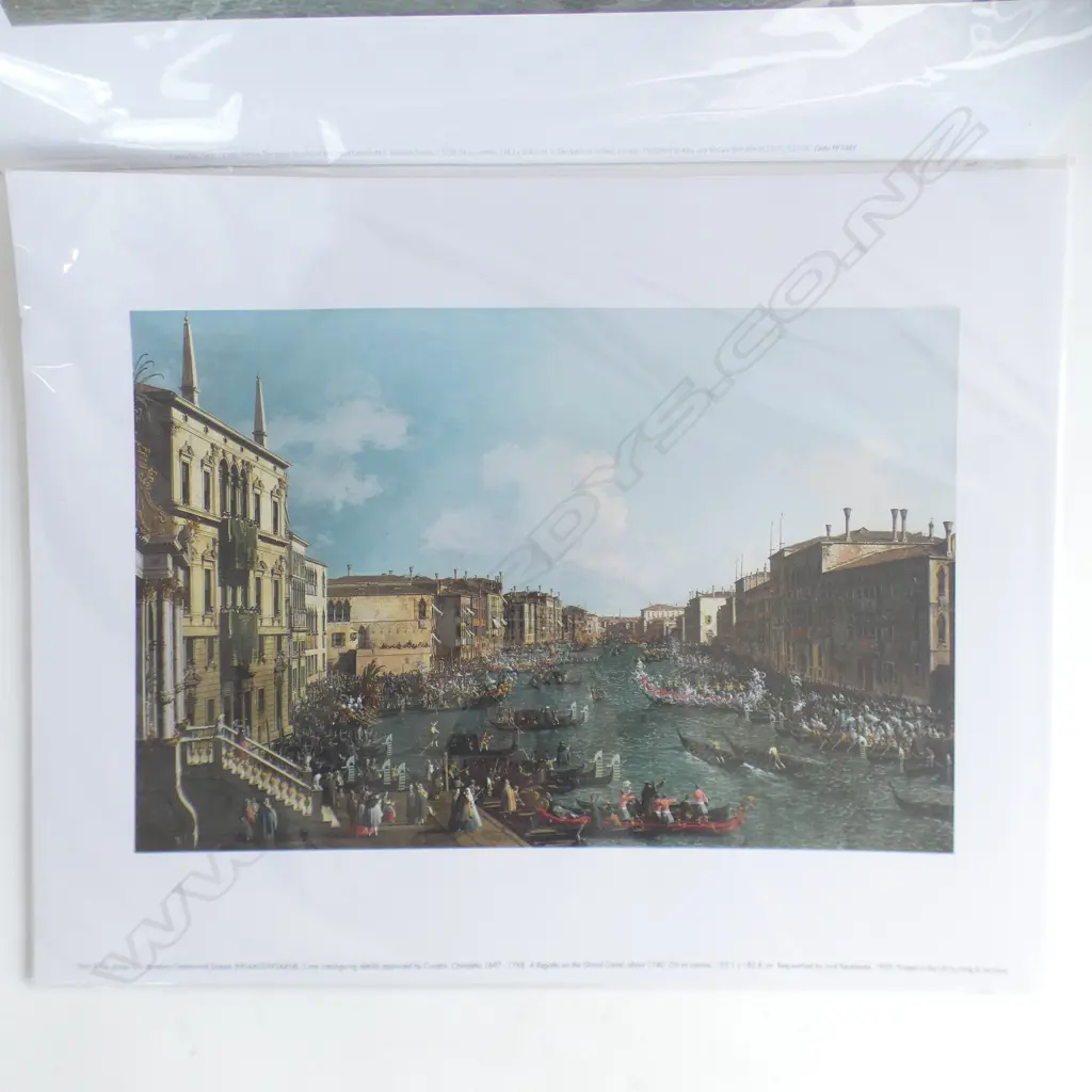x2 CANALETTO PRINTS FROM BRITISH MUSEUM Image 1++