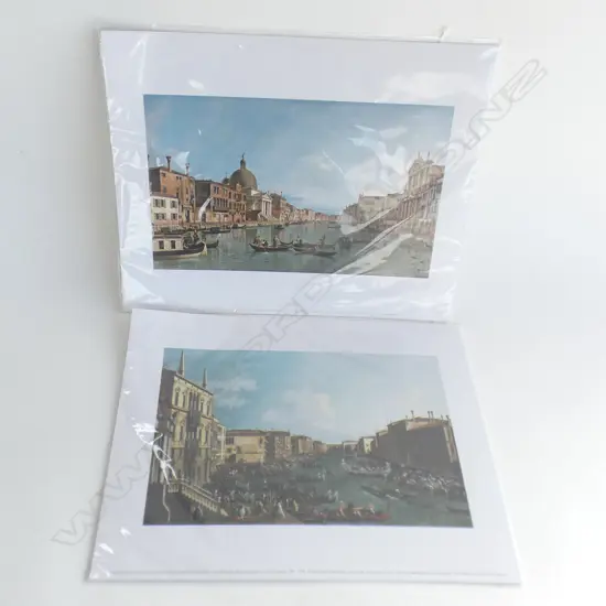 x2 CANALETTO PRINTS FROM BRITISH MUSEUM