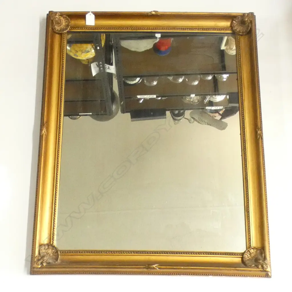 GILT FRAMED MIRROR 650x480mm Image 1++