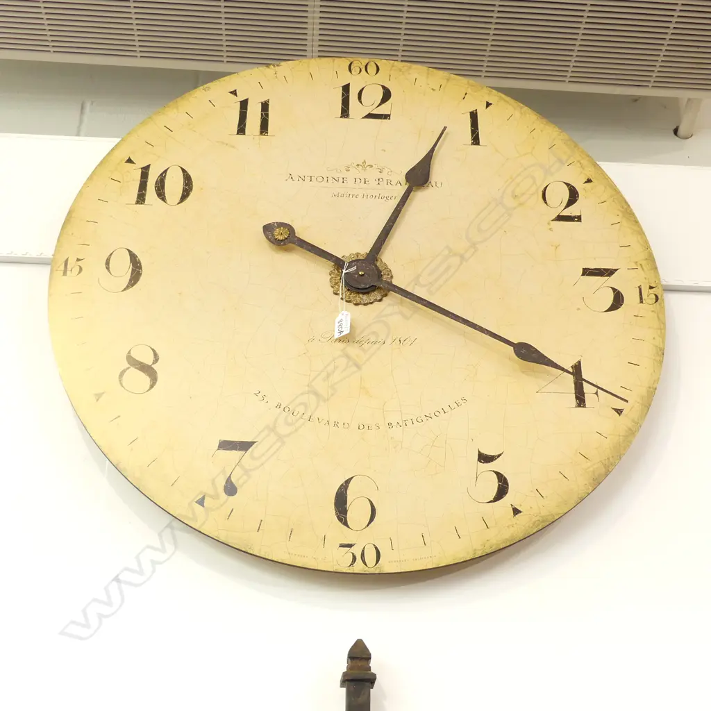LARGE FRENCH STYLE WALL CLOCK 780mm dia Image 1++