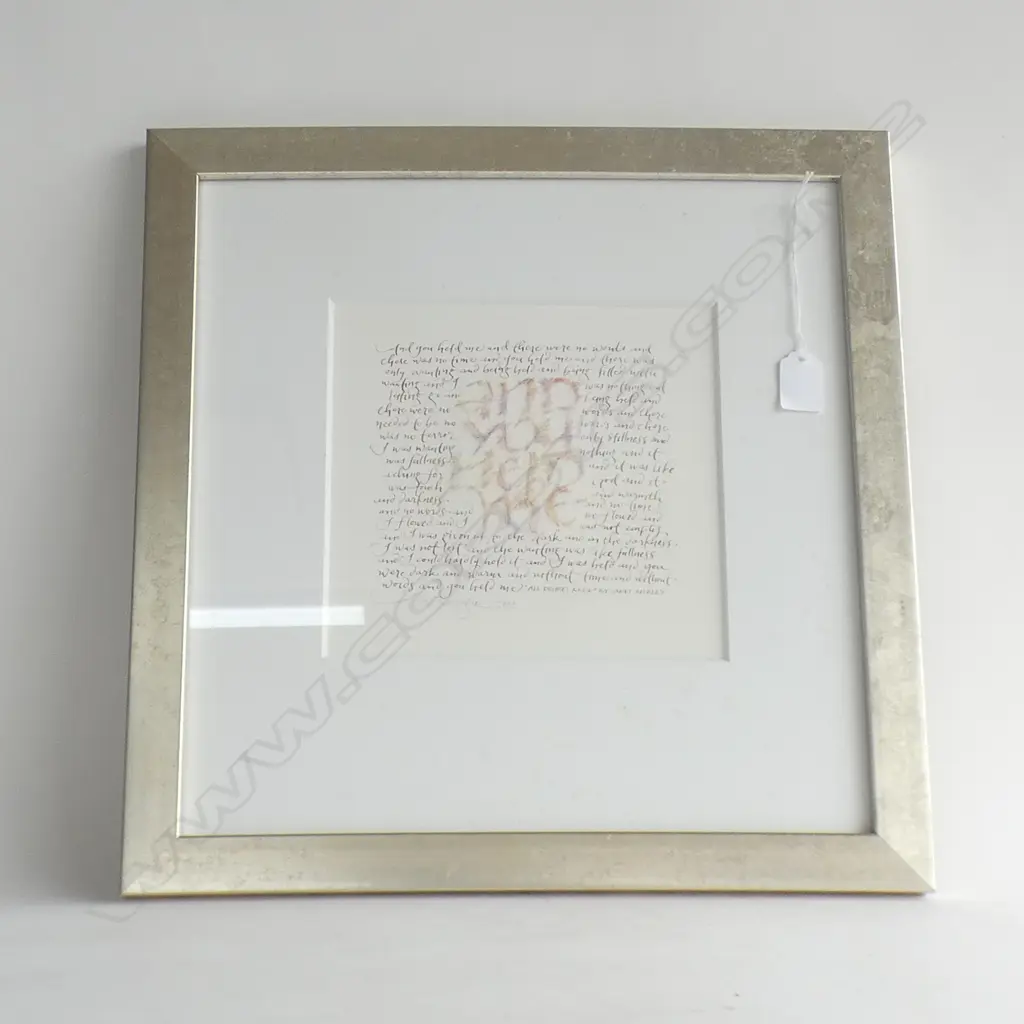 ALISON FURMINGER CALLIGRAPHY 200 x 220mm Image 1++