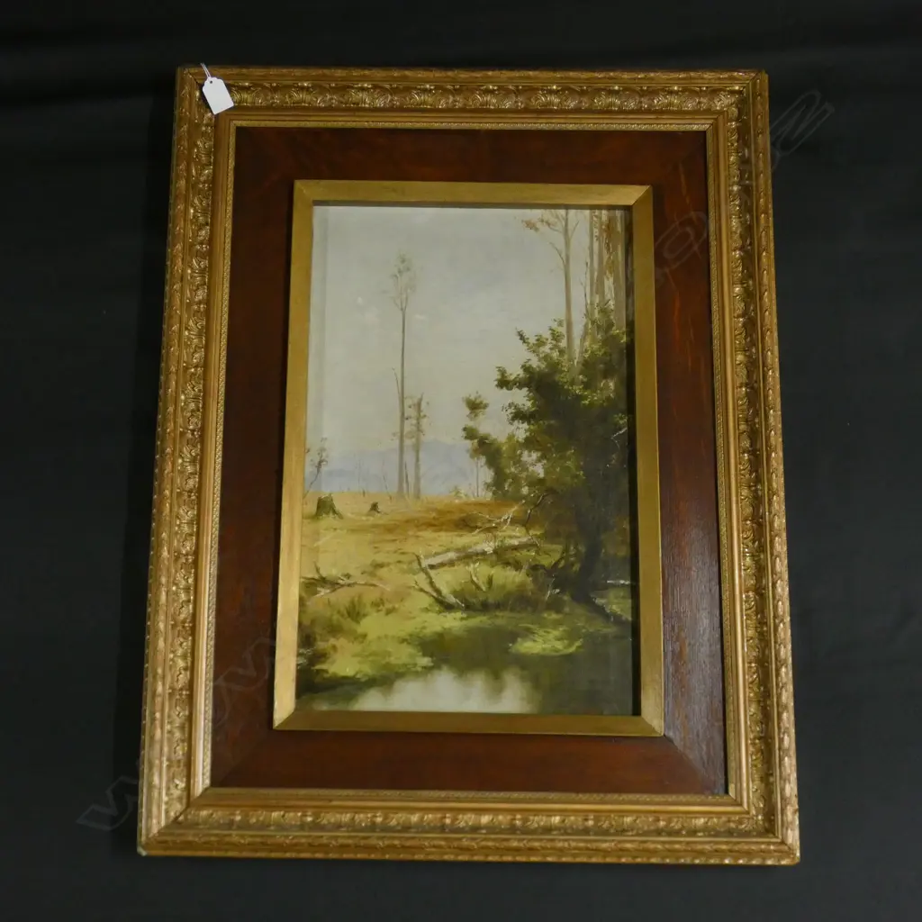 EDWARD WILLIAM PAYTON (1859-1944) OIL ON CANVAS, LANDSCAPE, SIGNED. Image 1++