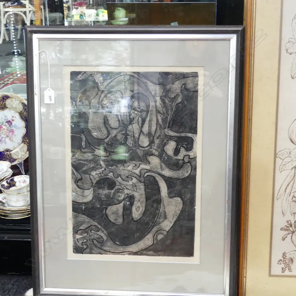 2 FRAMED PRINTS INCL KATIE PUCK DESIGN 440 X 680MM Image 1++