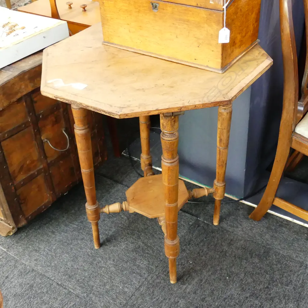 KAURI OCCASIONAL TABLE  DIA 580MM  - MARKS TO TOP Image 1++