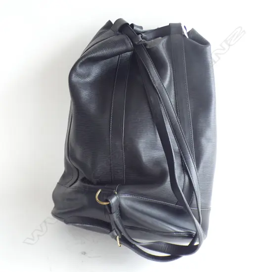 BLACK LOUIS VUITTON RANDONNEE BAG