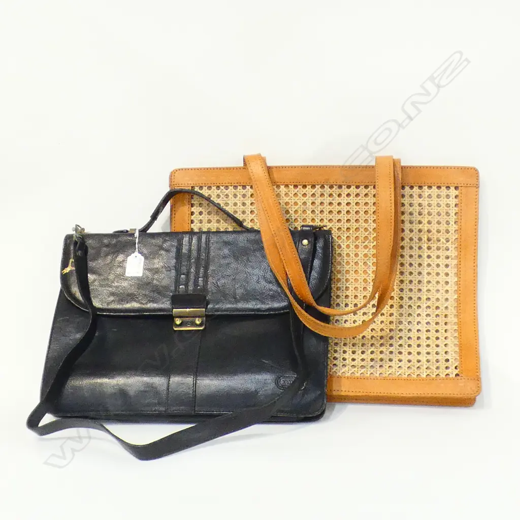 TWO LADIES HANDBAGS - OROTON & LEATHER  Image 1++