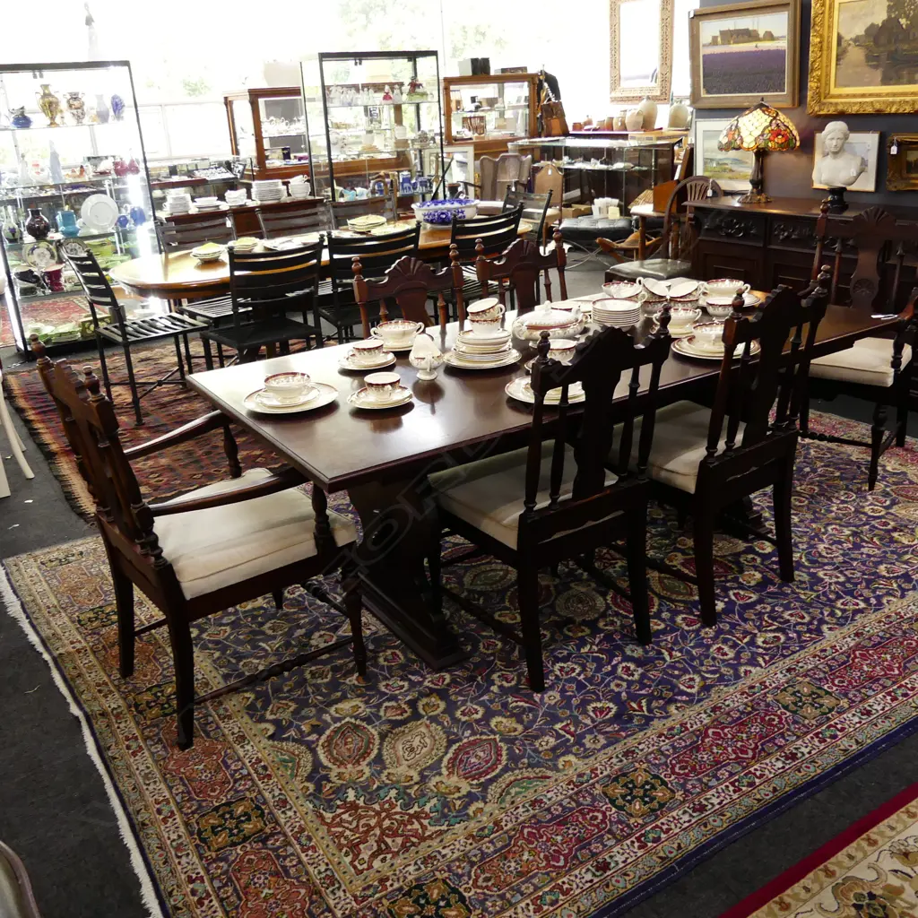 SPANISH STYLE TABLE & 6 CHAIRS... Image 1++