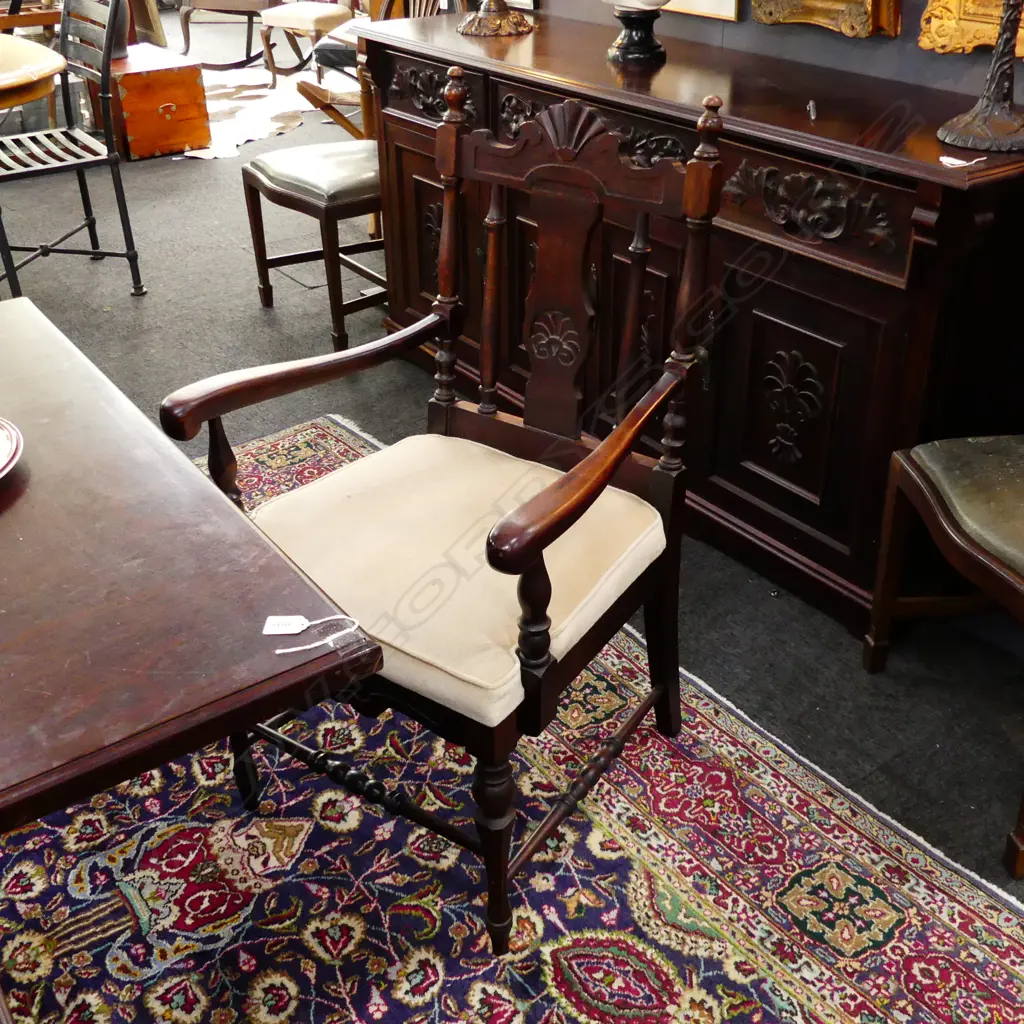 SPANISH STYLE TABLE & 6 CHAIRS... Image 1++