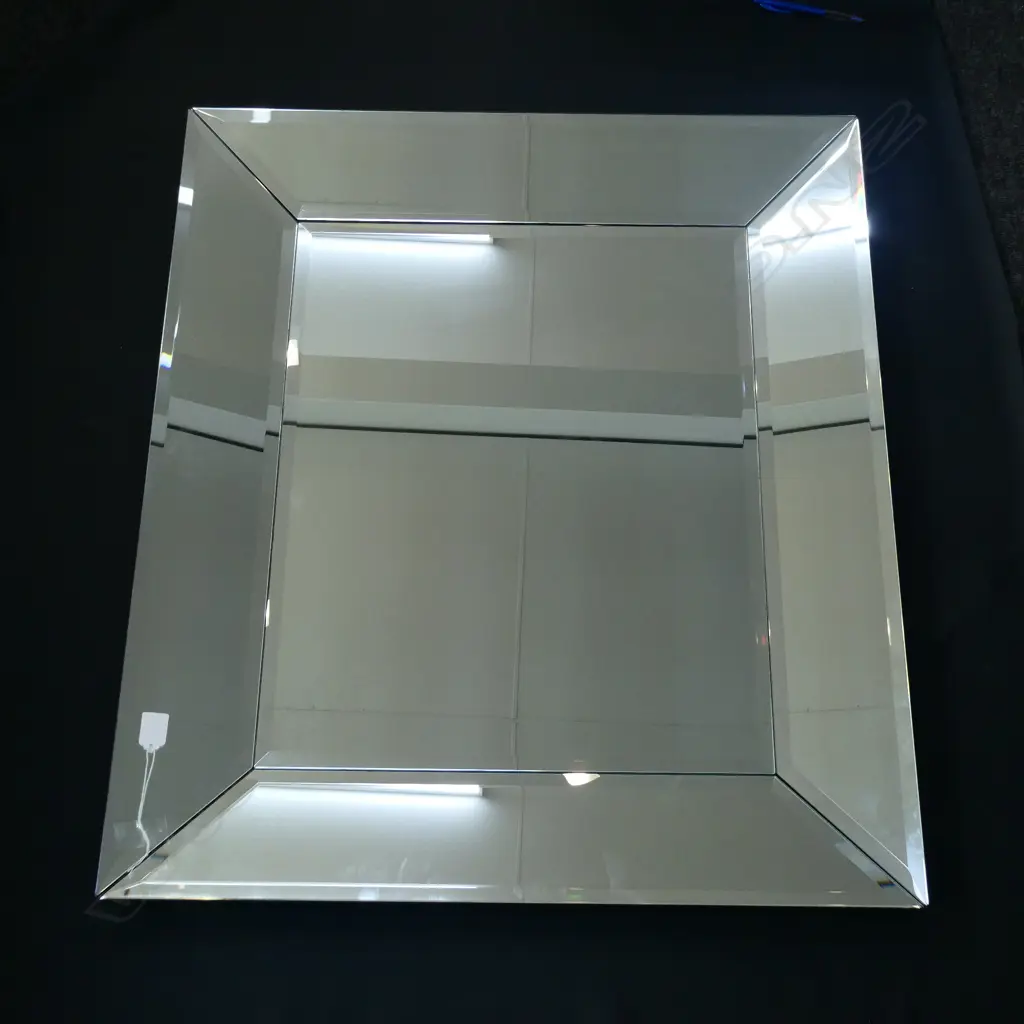 MEDIUM RECTANGULAR DECO STYLE MIRROR, 1170 x 860mm Image 1++