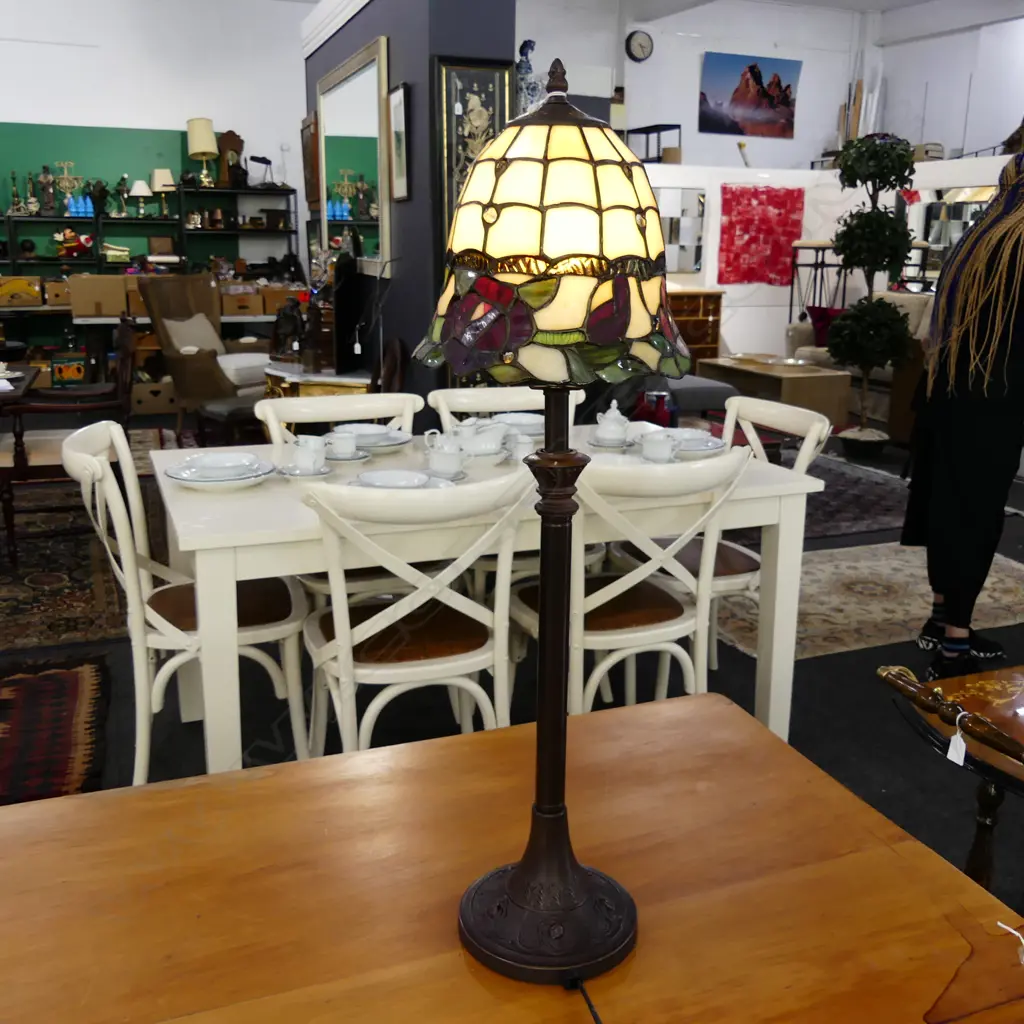 TIFFANY STYLE LAMP H.710mm Image 1++