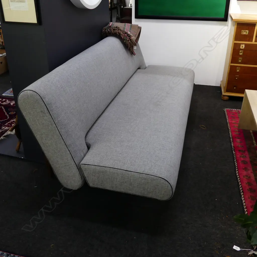 CONTEMPORARY GREY SOFA (FOLDS FLAT) W.2000mm Image 1++