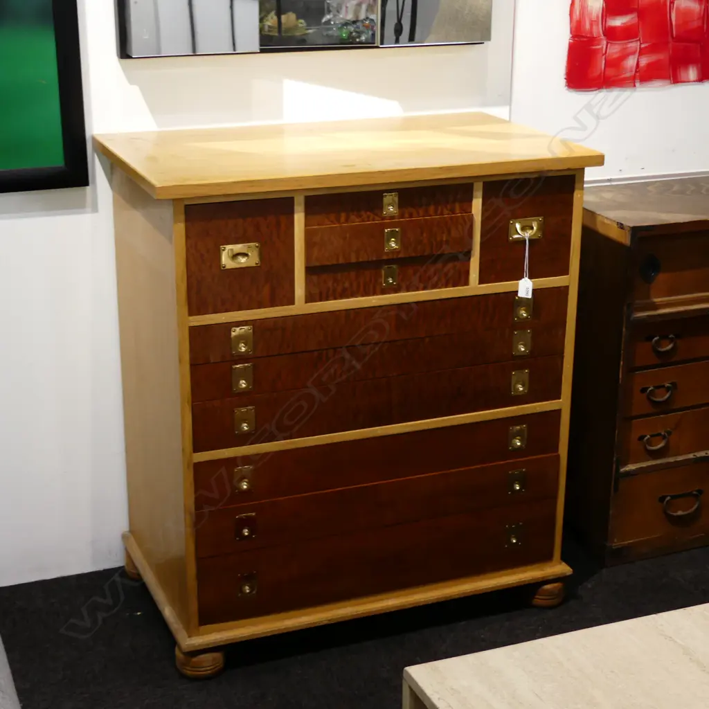 CAMPAIGNE STYLE CHEST OF DRAWERS 850x500x920mm Image 1++